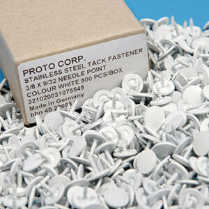 WHITE STAINLESS STEEL TACKS